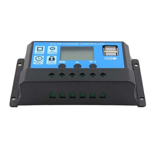 PWM 60A 50A 40A 30A 20A 10A Solar Lade- Und Entladeregler 12V 24V Auto LCD Solar Regler Mit Dual USB 5V Breite Kompatibilität(40A) von SXYGYWA