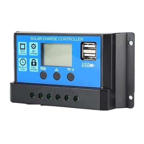 PWM 60A 50A 40A 30A 20A 10A Solar Laderegler 12V/24V Batterie Auto MPPT Regler Mit Dual USB 5V Und LCD Bildschirm Breite Kompatibilität(20A) von SXYGYWA