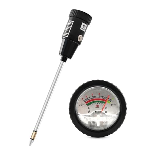 SXYGYWA Bodenfeuchtemessgerät 2 In 1 Boden Feuchtigkeit PH/Feuchtigkeit Meter Metall Lange Sonde Boden Analysator Säure Tester for Blumen Topf Ernte Plantage SXYGYWA Bodenfeuchtemessgerät 2 In 1 Boden Feuchtigkeit PH/Feuchtigkeit Meter Metall Lange Sonde Boden Analysator Säure Tester for Blumen Topf Ernte Plantage von SXYGYWA