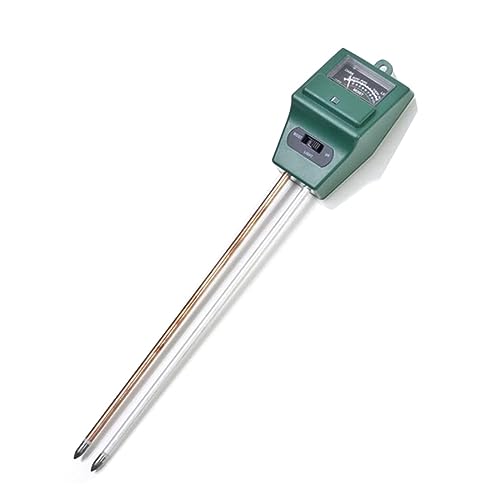 SXYGYWA Bodenfeuchtemessgerät 3 In 1 Boden PH-Meter Blumentopf Hygrometer Boden Tester Pflanzen Wachstum Feuchtigkeit Licht Intensität Meter Instrument Garten Werkzeuge(Green) von SXYGYWA