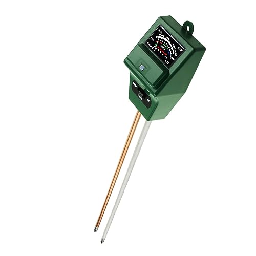 SXYGYWA Bodenfeuchtemessgerät 3-in-1-Boden-PH-, Feuchtigkeits- und Lichtmessgerät, Garten-Säuresonden-Testgerät, Pflanzenwachstum, Bewässerungsqualitätsüberwachungsprüfer(SQM-256G) von SXYGYWA