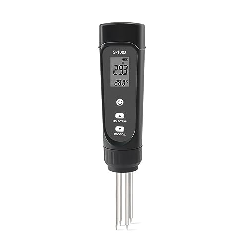 SXYGYWA Bodenfeuchtemessgerät Digitales Bodenfeuchte-Temperaturmessgerät, Bodentester SXYGYWA Bodenfeuchtemessgerät Digitales Bodenfeuchte-Temperaturmessgerät, Bodentester von SXYGYWA