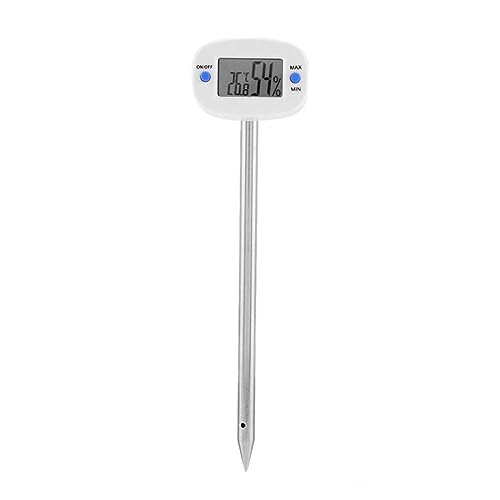 SXYGYWA Bodenfeuchtemessgerät Elektrische Pflanze Boden Feuchtigkeit Sensor Hygrometer Garten Hof Feuchtigkeit Detektor Outdoor Licht Bewässerung Warnung Tester Werkzeug Garten(C Moisture) von SXYGYWA
