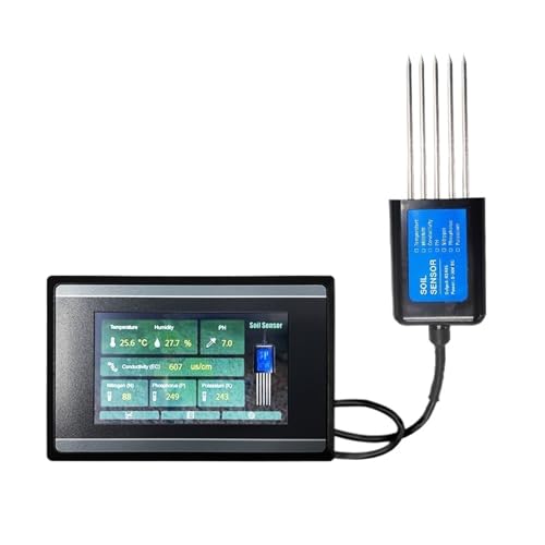 SXYGYWA Bodenfeuchtemessgerät Messen Und Protokollieren Von Bodenfeuchte, Temperatur, Luftfeuchtigkeit, EC, PH, NPK-Sensor Mit HMI-Touchscreen SXYGYWA Bodenfeuchtemessgerät Messen Und Protokollieren Von Bodenfeuchte, Temperatur, Luftfeuchtigkeit, EC, PH, NPK-Sensor Mit HMI-Touchscreen von SXYGYWA