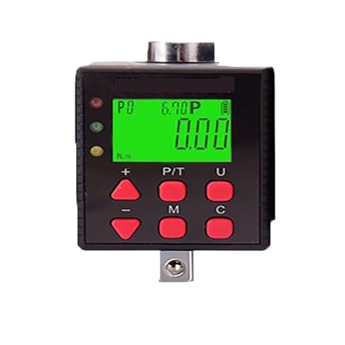 SXYGYWA Digitales Drehmomentmessgerät, Einstellbarer Drehmomentmessgerät-Adapter, Elektronischer Drehmomentschlüssel, Universelles Reparaturwerkzeug Präzision Genauigkeit(Torque0.3-30N.m) von SXYGYWA