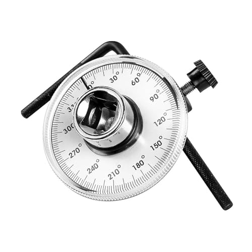 SXYGYWA Drehmomentschlüssel Mit Langem Griff, Drehmomentmessgerät, Drehmomentmesswerkzeuge, Autoreparaturwerkzeuge Präzision Genauigkeit(Silver) von SXYGYWA