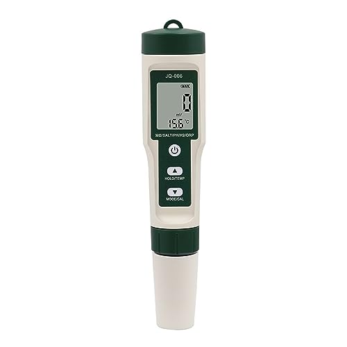 Wassertester 10 In 1 Wasserqualitätstester PH TDS EC SALZ TEMP SG ORP H2 Widerstandsdetektor Stift For Aquarium Schwimmbad(Without Backlight) von SXYGYWA