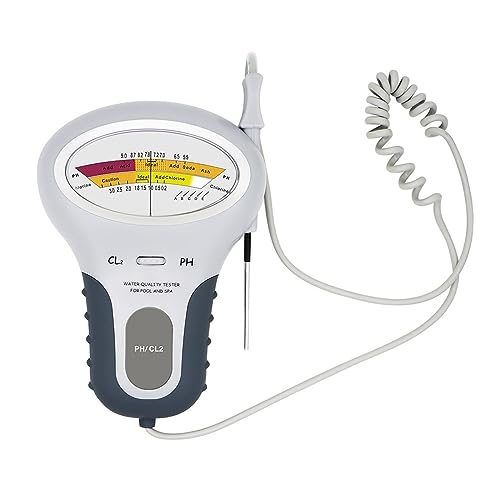 Wassertester 2 In 1 Wasserqualitätsprüfgerät PH-Tester For Schwimmbad SPA Wasser-Chlor-Tester PH-Chlor-Messgerät CL2-Messung von SXYGYWA