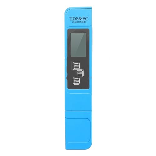 Wassertester 3In1 TDS EC Meter Temperatur Tester Stift Multifunktionale Digitale Wasser Qualität Tester For Wasser Reinheit TEMP PPM Tester(Blue No Backlight) von SXYGYWA