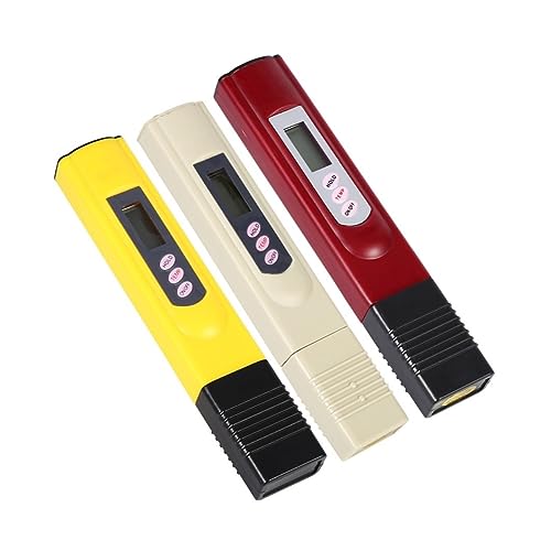 Wassertester 3Pcs TDS Wasser Tester 0-9990 PPM LCD Digitale Wasser Qualität Prüfung Meter Wasser Reinheit Überprüfen Analyse Temp Mess Werkzeuge von SXYGYWA