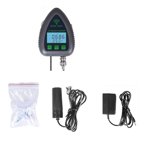 Wassertester Bluetooth Wifi Digital Wasser Qualität Tester 5 In 1 Wasser Analysator Remote Monitor Alarm Benachrichtigung For Trinkwasser Aquarium(9951W) von SXYGYWA