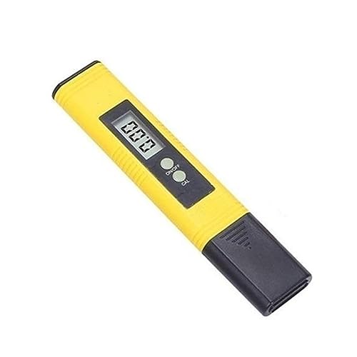 Wassertester Digitaler PH-Meter-Tester, Temperaturstift, Wasserreinheit, PPM-Filter, Hydrokultur For Aquarium, Schwimmbad, Wassermonitor, 0–14 PH(Yellow WITH BOX) von SXYGYWA