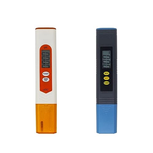 Wassertester Digitaler Stifttyp PH-Meter TDS/PH/EC-Temperaturmesser Wasserqualitätstester ATC For Aquarium-Pool-Messwerkzeuge(Two Meter With Box) von SXYGYWA