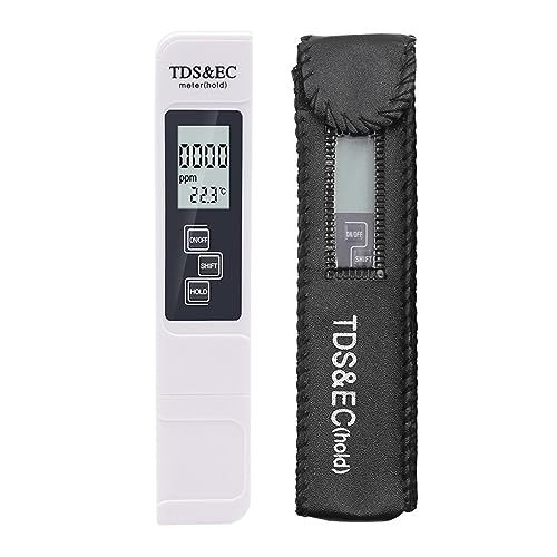 Wassertester Digitaler Wasserqualitätstester TDS EC Bereich 0-9990 Multifunktionales Temperaturmessgerät For Wasserreinheit TEMP PPM Tester(No battery) von SXYGYWA