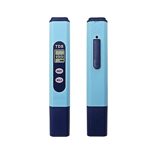 Wassertester Digitales PH-Messgerät, 0,00–14,0, Automatische Kalibrierung, TDS-Tester, 1–9990 Ppm, Titansonde, Wasserqualitätstest, Monitor, Aquarium, Pool(TDS Meter) von SXYGYWA