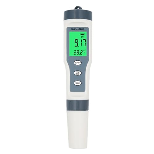 Wassertester PH-Messgerät, Wasserdicht, PH/TDS/EC/Temp-Messgerät, Digitaler Wasserqualitätsmonitor, Tester Mit Hintergrundbeleuchtung For Pools, Trinkwasser, Aquarien(C) von SXYGYWA