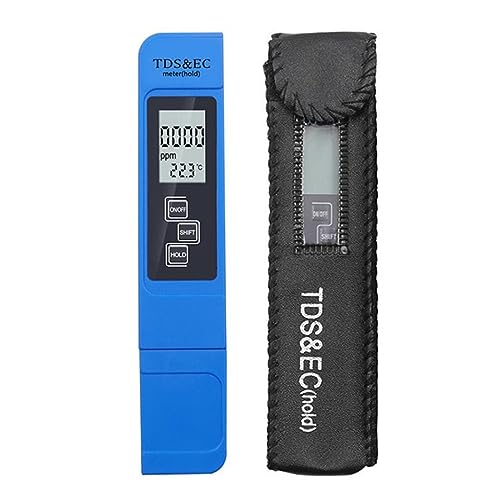 Wassertester PH-Meter 0,01 PH Hochpräziser Wasserqualitätstester Mit 0-14 PH-Messbereich TDS-Wasserqualitätstester TDS&EC LCD-Wasser(Blue PH Meter) von SXYGYWA