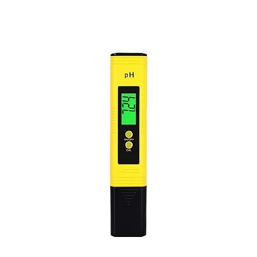 Wassertester PH-Meter 0,01 PH Hochpräziser Wasserqualitätstester Mit 0-14 PH-Messbereich TDS-Wasserqualitätstester TDS&EC LCD-Wasser(Yellow PH Meter) von SXYGYWA