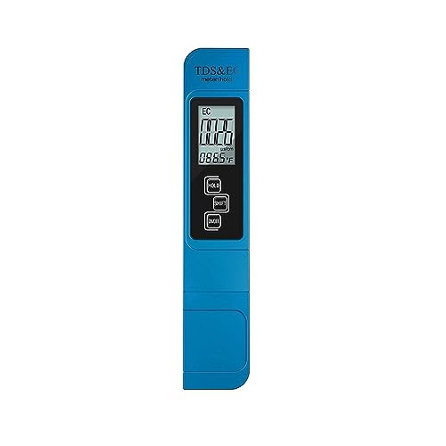 Wassertester TDS-Stift, Hochpräzises Wasserhärte-Instrument, EC-TDS-Tester, PH-Messgerät, Aquarium-Pool-Wasserqualitäts-Reinheitsprüfstift(Blue) von SXYGYWA