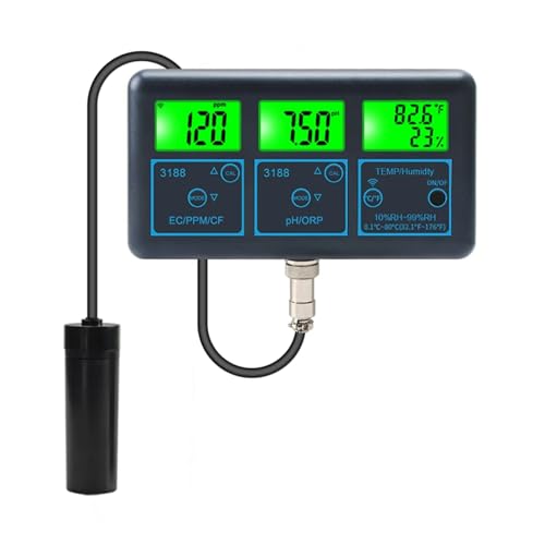 Wassertester Tuya Wasserqualitätsdetektor Smart Remote 7-in-1 PH-Controller Messgerät Online-Monitor Behandlungsanalysator For Aquarium Hydrokultur von SXYGYWA