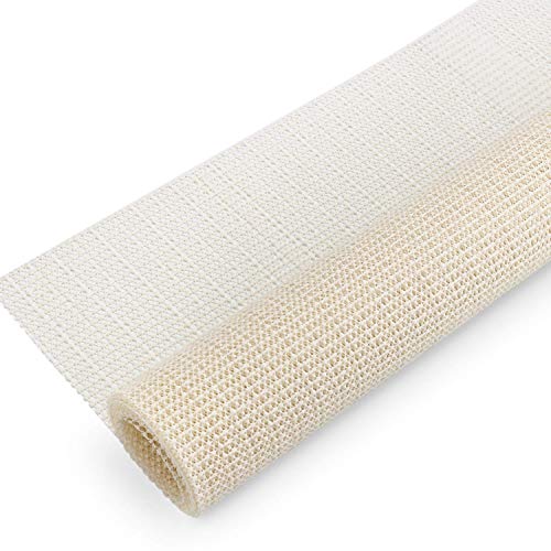 SXYHKJ Teppich-Stop Antirutschmatte, PVC beschichtetes Polyester, rutschhemmend zuschneidbar pflegeleicht strapazierfähig (Weiß, 100 x 180cm) von SXYHKJ