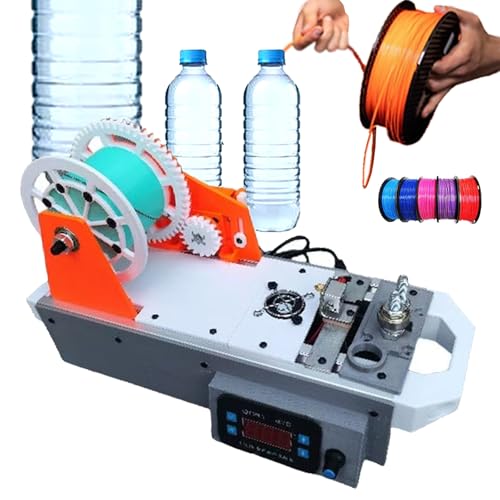 3D-Drucker-Extruder, Hersteller von recyceltem PET-Filament, einstellbare Temperaturregelung/Geschwindigkeit, pultrudiertes 3D-Fiament, für Familien (weiß) von SXYKXYDL