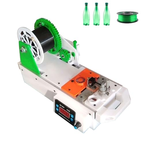3D-Drucker-Extruder-Kit, Desktop-Filament-Maker, Digitale Temperaturregelung, umweltfreundlicher PET-Flaschen-Recycler für den Heimgebrauch, einfach zu bedienen, ideal für Heimwerker (Farbe) von SXYKXYDL