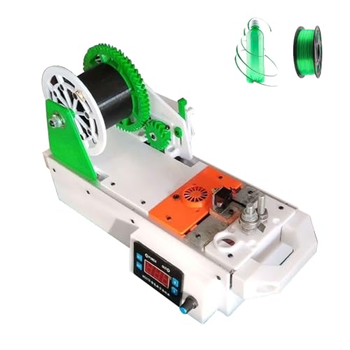 3D-Drucker-Filament-Maker, einstellbare Temperatur und Geschwindigkeit, Digitalanzeige, Extruder aus recyceltem PET für Heimwerkerprojekte, Desktop-3D-Druck (Farbe) von SXYKXYDL