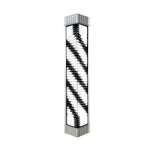 Rotierendes Barber Pole-Leuchtschild für Friseursalons – Wasserdichtes, energiesparendes Wandmontage-Open-Schild für Friseursalons – 37 Zoll von SXYKXYDL
