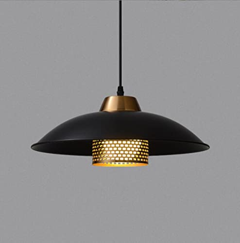 SXYSXYSXY Esszimmerlampe Schwarz Metall Pendelleuchte Modern Design Hängelampe Nordisch Pendellampe Minimalismus Küche Schlafzimmer Nachttisch Beleuchtung Deckenleuchte Ø40cm SXYSXYSXY Esszimmerlampe Schwarz Metall Pendelleuchte Modern Design Hängelampe Nordisch Pendellampe Minimalismus Küche Schlafzimmer Nachttisch Beleuchtung Deckenleuchte Ø40cm von SXYSXYSXY