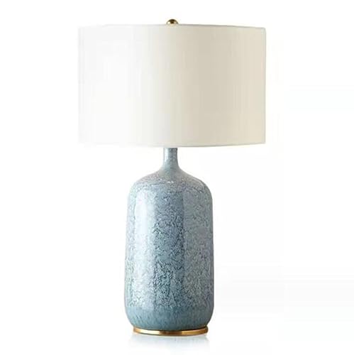SXYSXYSXY Keramik Tischleuchte Vintage Amerikanischen land stil Minimalismus Dekorative Tischlampe Nachttischlampe Schlafzimmer Wohnzimmer Mit Stoffschirm E27*1 für Hotel 34 * 62cm SXYSXYSXY Keramik Tischleuchte Vintage Amerikanischen land stil Minimalismus Dekorative Tischlampe Nachttischlampe Schlafzimmer Wohnzimmer Mit Stoffschirm E27*1 für Hotel 34 * 62cm von SXYSXYSXY