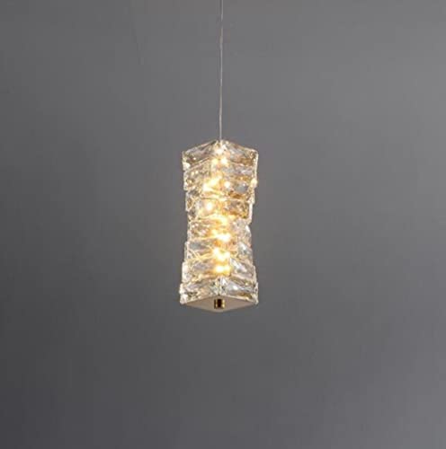 SXYSXYSXY Kristall Schlafzimmer Nachttisch Hängeleuchte LED 9W Pendelleuchte Modern Minimalismus Kronleuchter Innen Dekoration Hängelampe 3000K Esszimmerlampe Wohnzimmer Restaurant 12 * 25cm SXYSXYSXY Kristall Schlafzimmer Nachttisch Hängeleuchte LED 9W Pendelleuchte Modern Minimalismus Kronleuchter Innen Dekoration Hängelampe 3000K Esszimmerlampe Wohnzimmer Restaurant 12 * 25cm von SXYSXYSXY