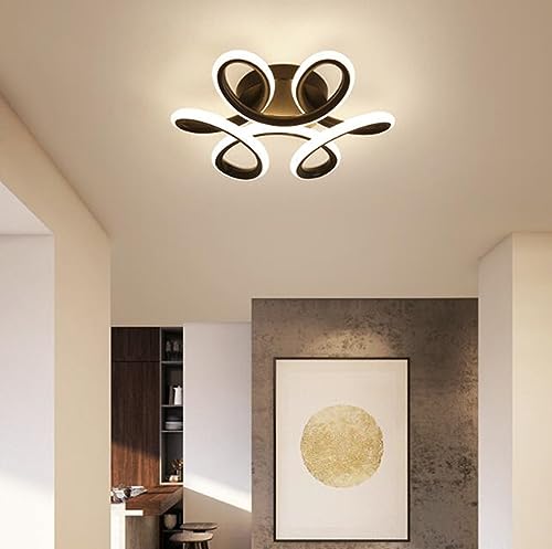 SXYSXYSXY LED Modern Deckenleuchten 18W Kreativ Design Eingang Flurlampe Dimmbar Deckenlampe 3000K /4500K/6000K Deckenbeleuchtung Korridor Küche Balkon 24CM von SXYSXYSXY