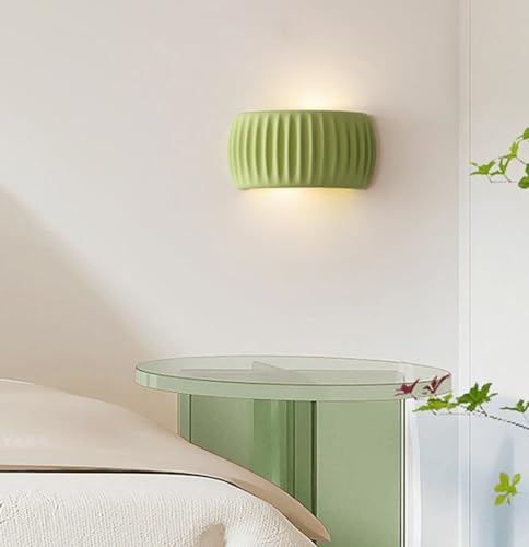 SXYSXYSXY LED Modern Wandleuchte Dimmbar Innen 10W Harz Wandlampe Drei-Farben-Licht Wandbeleuchtung für Wohnzimmer Schlafzimmer Treppenhaus Flur,Grün SXYSXYSXY LED Modern Wandleuchte Dimmbar Innen 10W Harz Wandlampe Drei-Farben-Licht Wandbeleuchtung für Wohnzimmer Schlafzimmer Treppenhaus Flur,Grün von SXYSXYSXY