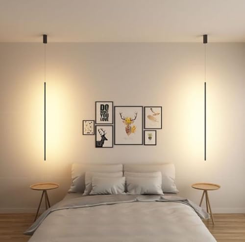 SXYSXYSXY LED Moderne Nachttisch Pendelleuchte Nordic Dimmbar Schlafzimmer Hängelampe Minimalismus Streifen Hängeleuchten Drei-Farben-Licht Für Wohnzimmer,60cm SXYSXYSXY LED Moderne Nachttisch Pendelleuchte Nordic Dimmbar Schlafzimmer Hängelampe Minimalismus Streifen Hängeleuchten Drei-Farben-Licht Für Wohnzimmer,60cm von SXYSXYSXY