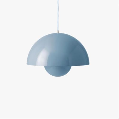 SXYSXYSXY Modern Nordic Hängelampe Nachttisch Pendelleuchte Minimalismus Esszimmerlampe Hängeleuchten Deckenleuchte E27 Für Schlafzimmer Wohnzimmer Ø23*16cm,Blau, 65833037-BLUE von SXYSXYSXY