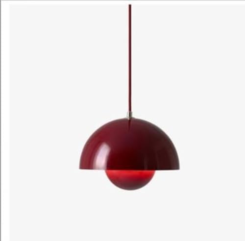 SXYSXYSXY Modern Nordic Hängelampe Nachttisch Pendelleuchte Minimalismus Esszimmerlampe Hängeleuchten Deckenleuchte E27 Für Schlafzimmer Wohnzimmer Ø23*16cm,Rot SXYSXYSXY Modern Nordic Hängelampe Nachttisch Pendelleuchte Minimalismus Esszimmerlampe Hängeleuchten Deckenleuchte E27 Für Schlafzimmer Wohnzimmer Ø23*16cm,Rot von SXYSXYSXY