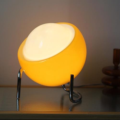 SXYSXYSXY Nordische Glas Nachttischlampe Schlafzimmer Nachtlicht Dekorative Tischleuchte Minimalismus Tischlampe Wohnzimmer Mit Glasschirm Arbeitszimmer Hotel E27 von SXYSXYSXY