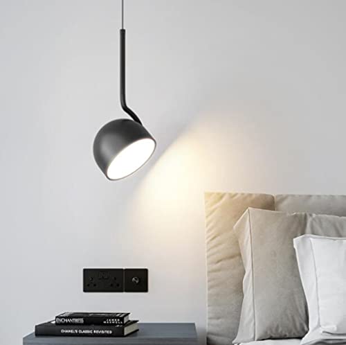 SXYSXYSXY Pendelleuchte LED Moderne Hängelampe 10W Schlafzimmer Nachttisch Hängeleuchte Esszimmerlampe Minimalismus Warmes Licht 3000K Kronleuchter Wohnzimmer Küche Treppen Ø14*33cm,Schwarz SXYSXYSXY Pendelleuchte LED Moderne Hängelampe 10W Schlafzimmer Nachttisch Hängeleuchte Esszimmerlampe Minimalismus Warmes Licht 3000K Kronleuchter Wohnzimmer Küche Treppen Ø14*33cm,Schwarz von SXYSXYSXY