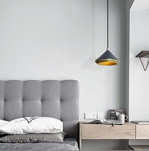 SXYSXYSXY Schwarz Metall Pendelleuchte Nordisch Minimalismus Hängelampe Modern Design Esszimmerlampe Pendellampe Küche Schlafzimmer Nachttisch Beleuchtung Deckenleuchte 18 * 16cm SXYSXYSXY Schwarz Metall Pendelleuchte Nordisch Minimalismus Hängelampe Modern Design Esszimmerlampe Pendellampe Küche Schlafzimmer Nachttisch Beleuchtung Deckenleuchte 18 * 16cm von SXYSXYSXY