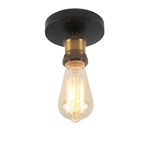 SXYSXYSXY Vintage Klein Deckenleuchten Modern Nordic Balkon Flurlampe E27 Amerikanischen Minimalismus Deckenlampe küchenlampen Deckenbeleuchtung Balkon Eingang Treppe Decken Licht 10cm von SXYSXYSXY