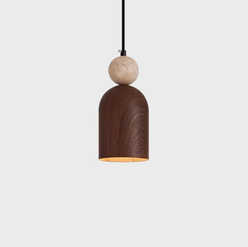 SXYSXYSXY Vintage Nordisch Pendellampe Holzmaserung Nachttisch Pendelleuchte Gelber Travertin Esszimmerlampe E27 Kronleuchte Flur Schlafzimmer Küche Retro 10 * 22cm SXYSXYSXY Vintage Nordisch Pendellampe Holzmaserung Nachttisch Pendelleuchte Gelber Travertin Esszimmerlampe E27 Kronleuchte Flur Schlafzimmer Küche Retro 10 * 22cm von SXYSXYSXY
