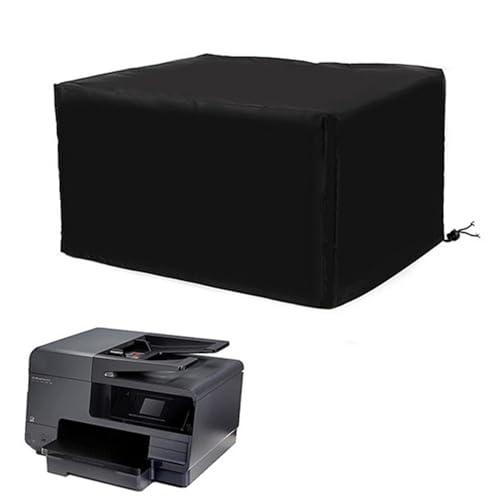 SXZAGZR Drucker-Staubschutz, Staubschutzhülle Für Drucker, Druckerabdeckung, wasserdichte Universal-Druckerabdeckung, Staubschutzhülle Staubschutz Druckerabdeckung Hülle (50x45x30cm,Schwarz) von SXZAGZR