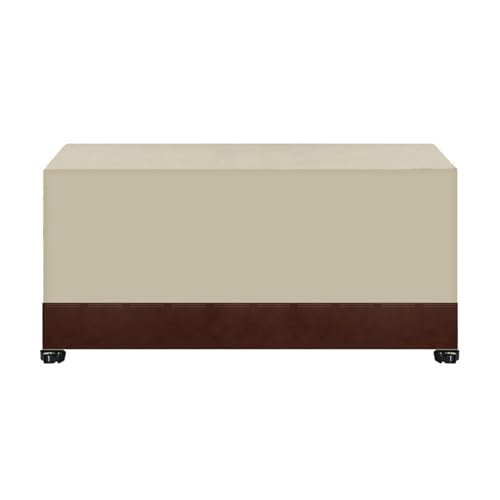 SXZAGZR Gewebe Abdeckplane Gartenmöbel, Abdeckung Für Gartenmöbel, Schutzhülle Gartenmöbel Für Gartentische Terrassenmöbel Outdoor-Tisch Rechteckig Schwarz (140x140x90cm,Mi Ka) von SXZAGZR