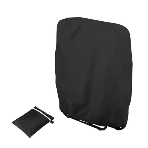 Wasserdichte Relaxliegen-Abdeckung 210D Oxford – UV-beständig, Winddicht & Staubdicht Mit Tragetasche Für Gartenliegen, Sonnenliegen Und Klappstühle (1 Stück,Schwarz) von SXZAGZR