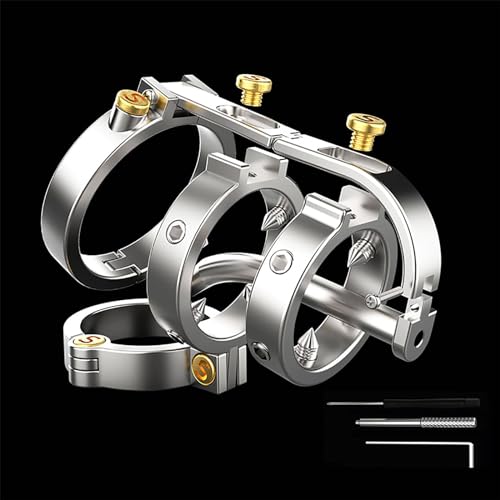SXZMAZS 2023 Neuer Steampunk Edelstahl Peniskäfig Mit Spikes Keuschheitskäfig Herren Chastity Cage Male Mit Dilator Harnröhre Cock Cage Keuschheitsgürtel Für Herren Extrem Bondage Sexspielzeug von SXZMAZS