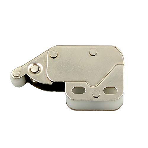 Magnetische Druckverschlüsse, 4 Stück Mini-Verriegelung mit Federverschluss, offenes Touch-Schloss for Fenster, Schublade, for Küche, Badezimmer, Schrank von SYBNIKOLF