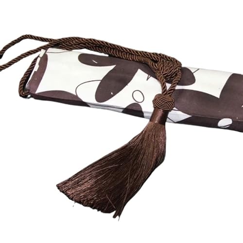 Quastenvorhänge, Bindeseil-Raffhalter, 1Pc Weave Quaste zurück Seil DIY Einfache Hängende Kugel Raffhalter Holdbacks Vorhang Hause Dekorative(Dark Coffee) von SYBNIKOLF