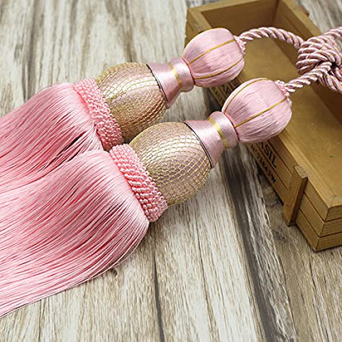 Quastenvorhänge, Bindeseil-Raffhalter, Gardinenseil Quasten Tennisball Vorhanghalter Hängegurte Seile Clips Verschluss Raffhalter Gardinenzubehör, 11(11) von SYBNIKOLF