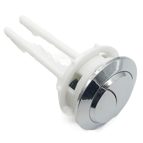 SYBNIKOLF Toilettenknöpfe, 1 PC WC-Rundventil-Druckknopf Doppeldruckknopf Universal-Spülung WC-Sitz Wassertankventil 38/48/58 mm Badezimmerzubehör WC-Spülknopf(69mm) von SYBNIKOLF